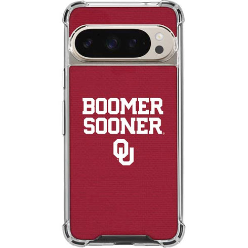 University of Oklahoma Boomer Sooner Pixel 9/9 Pro Clear Case